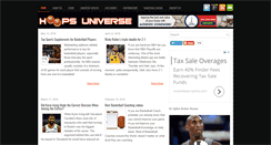 Desktop Screenshot of hoopsuniverse.net